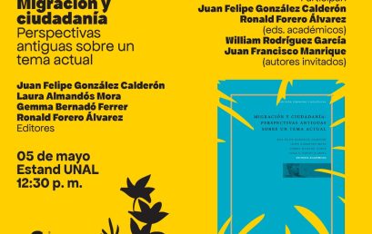 Presentación del libro Migracion y ciudadanía Perspectivas antiguas sobre un tema