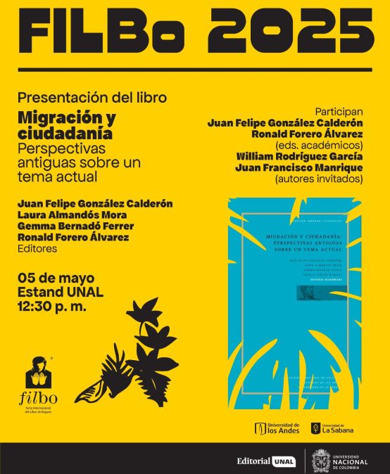 Presentación del libro Migracion y ciudadanía Perspectivas antiguas sobre un tema