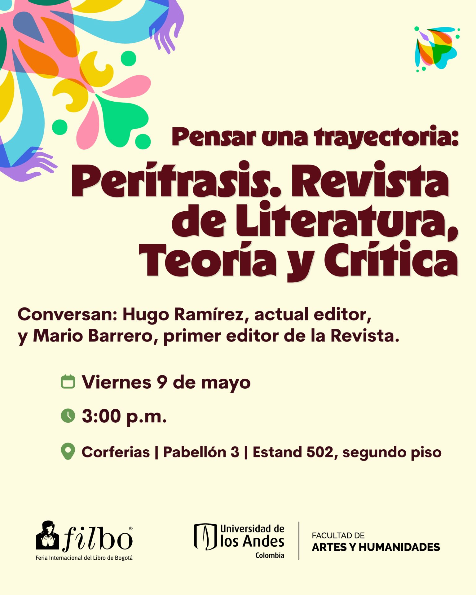 Viernes 9 de mayo | 3:00 p.m.