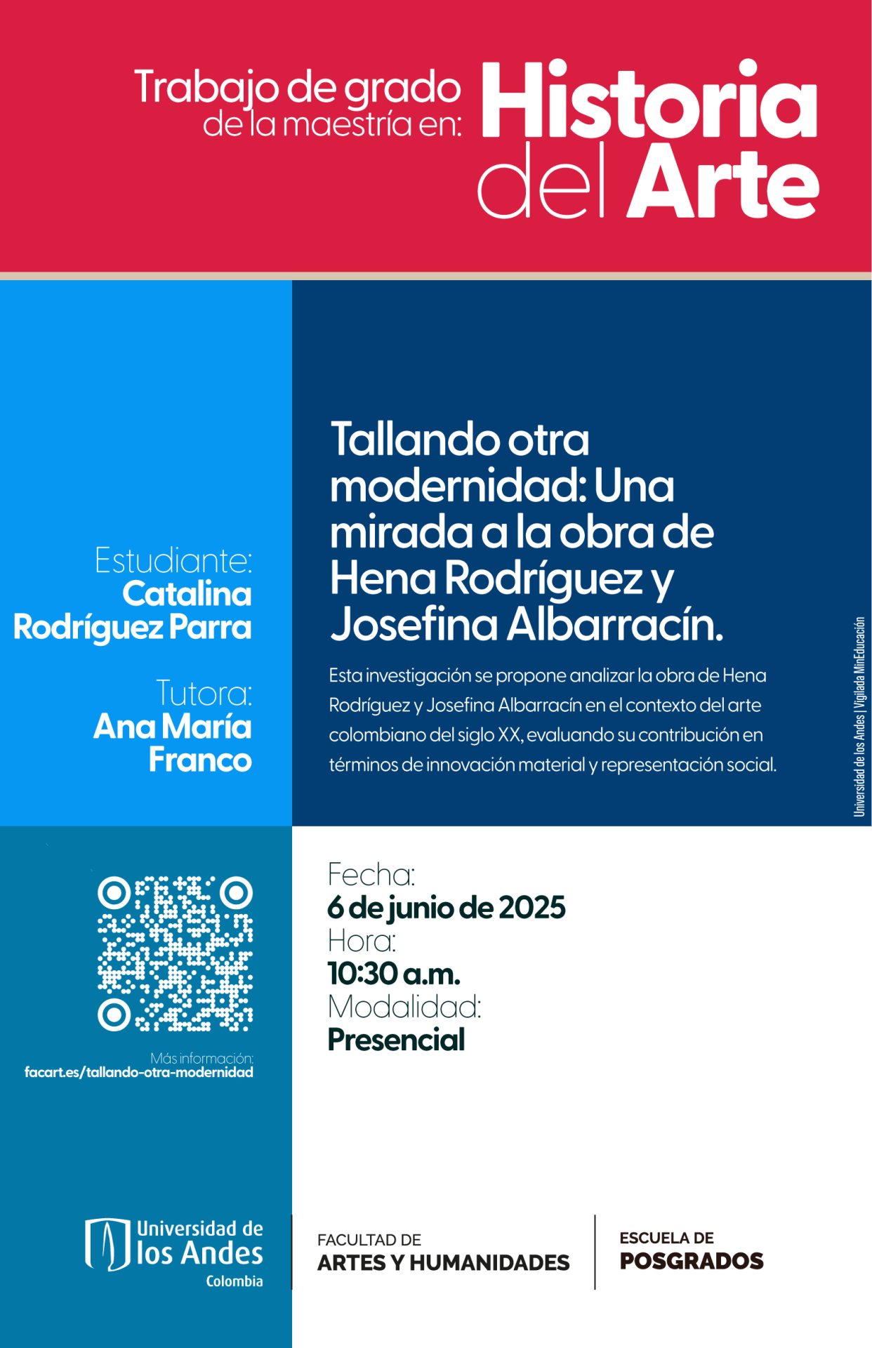 Esta investigación se propone analizar la obra de Hena Rodríguez y Josefina Albarracín en el contexto del arte colombiano del siglo XX, evaluando su contribución en términos de innovación material y representación social.