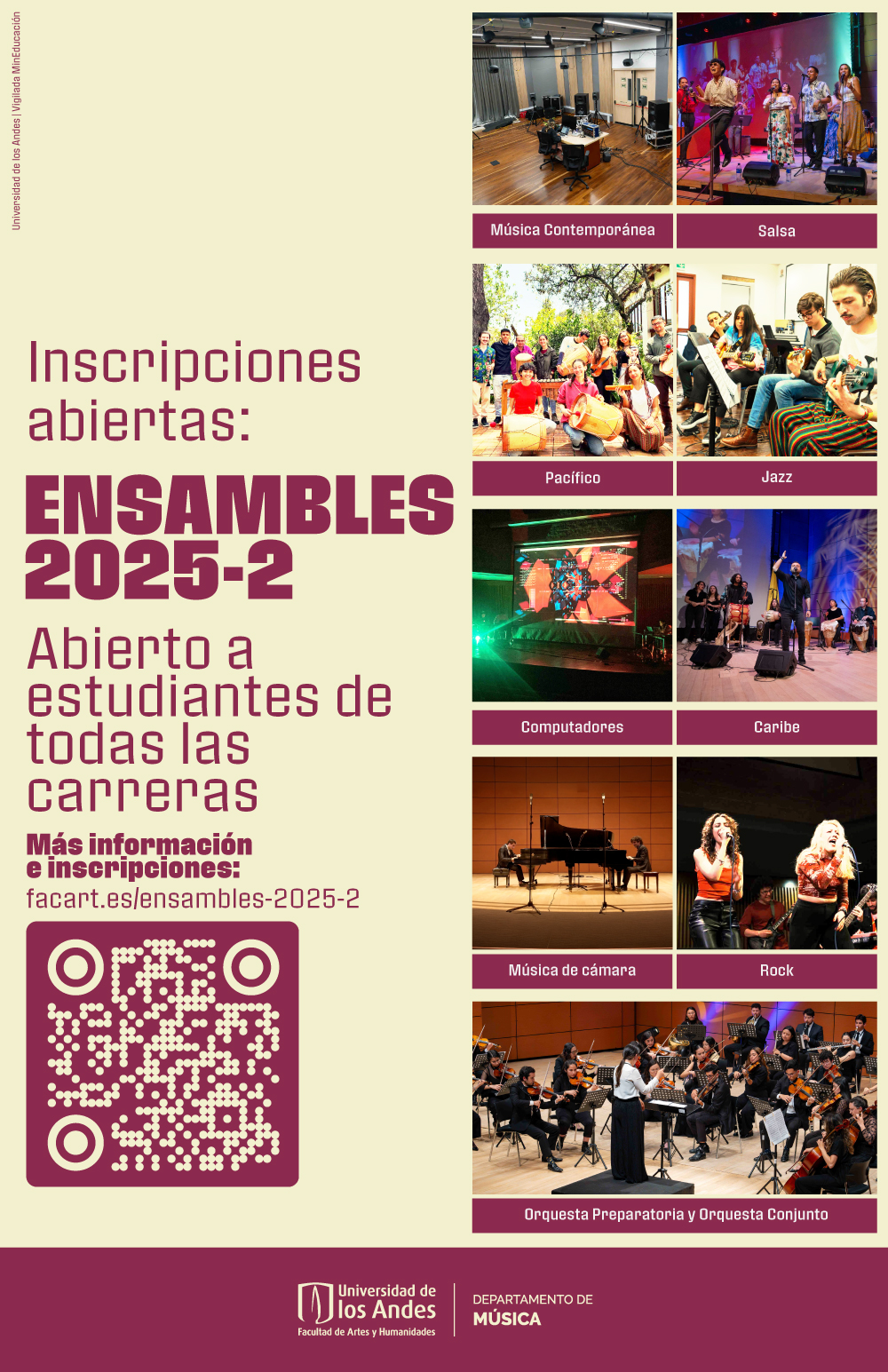 Inscripciones abiertas para el semestre 2025-2.
