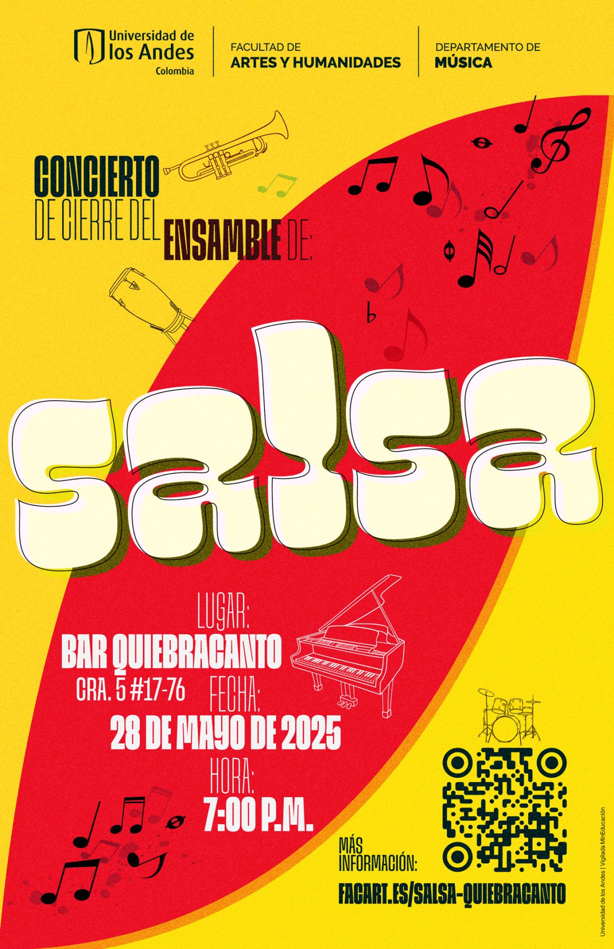 Miércoles 28 de mayo | 7:00p.m. | Casa Quiebracanto, Bogotá