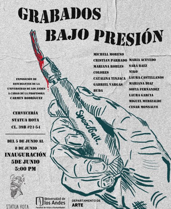 Exposición final de la clase de grabado en relieve | Departamento de Arte