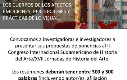 Convocatoria: Los cuerpos de los afectos | Uniandes