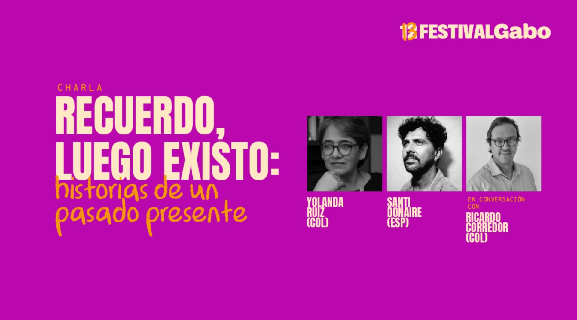 13 Festival Gabo en la Universidad de los Andes