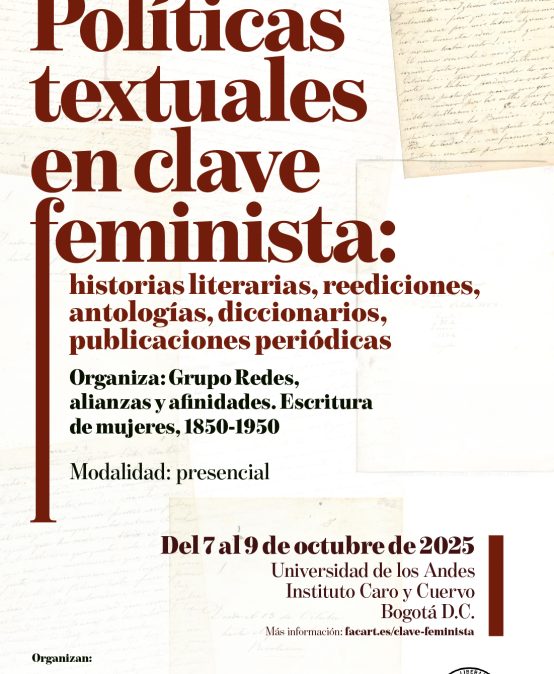 Simposio internacional: Políticas textuales en clave feminista