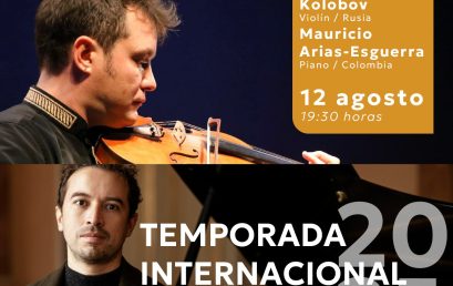Mauricio Arias-Esguerra se presenta en la Temporada Internacional de Música de la Universidad Mayor de Chile