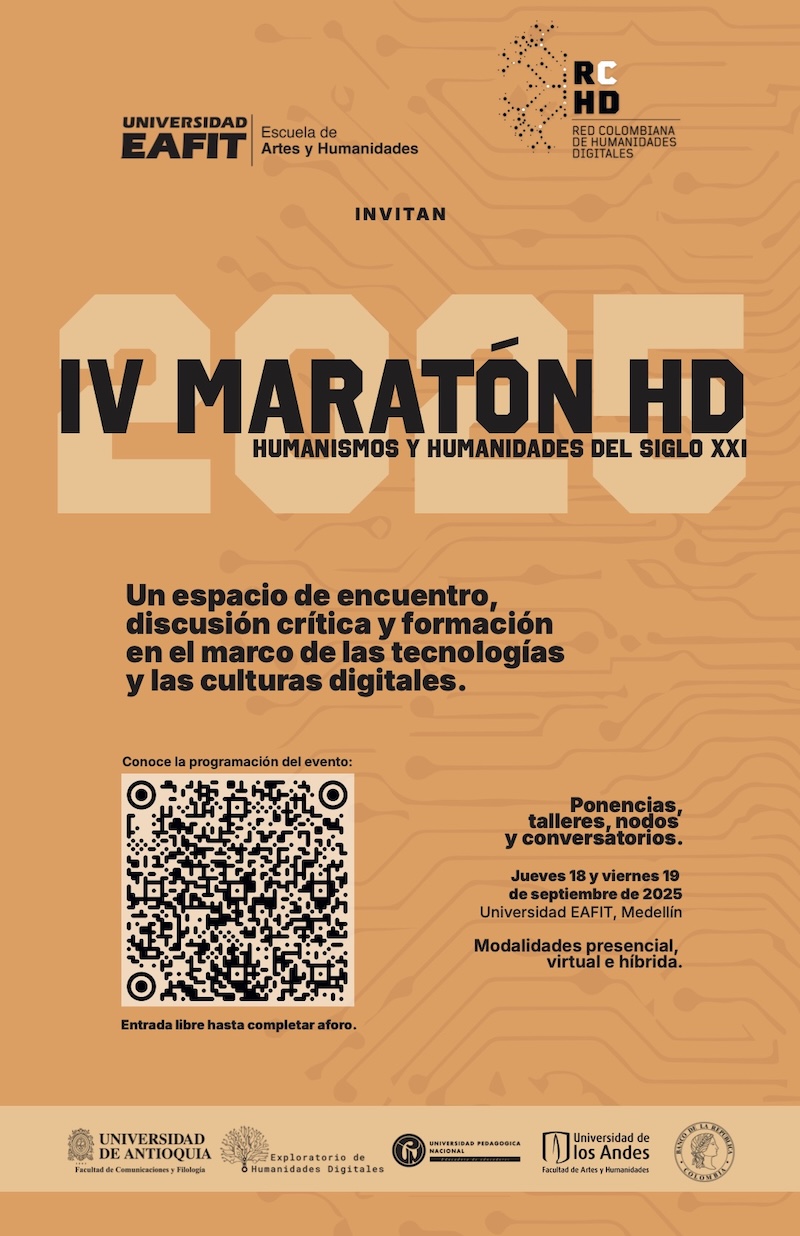 Un evento híbrido en el que participaran los profesores y estudiantes de la Maestría en Humanidades Digitales.