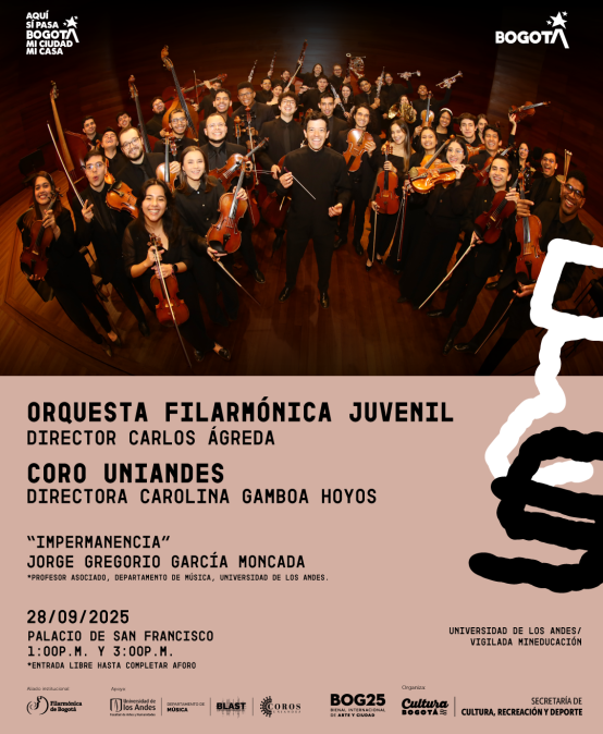 Impermanencia: una obra para orquestas, coro y electrónica de Jorge Gregorio García Moncada en el marco de la Bienal de Bogotá 2025