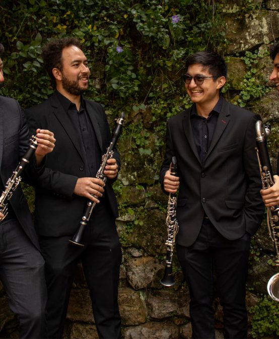 Concierto de la Tarde: Cuarteto de Clarinetes, jueves 4 de septiembre de 2025 a las 6:00 p.m. en la Universidad de los Andes