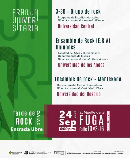 Franja Universitaria: Ensamble de Rock Uniandes – ERA