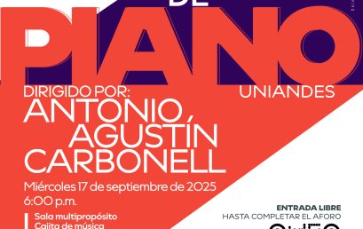 Concierto de la Tarde: Estudio de Piano Uniandes – Dirigido por Antonio Carbonell