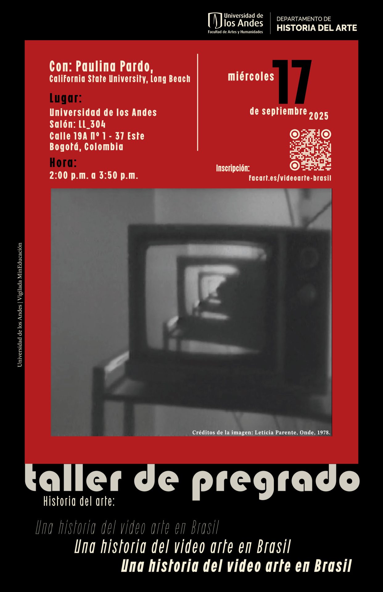 Miércoles 17 de septiembre | 2:00 p.m.