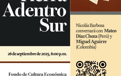 Presentación de las novelas ganadoras del concurso «Tierra Adentro Sur» del FCE