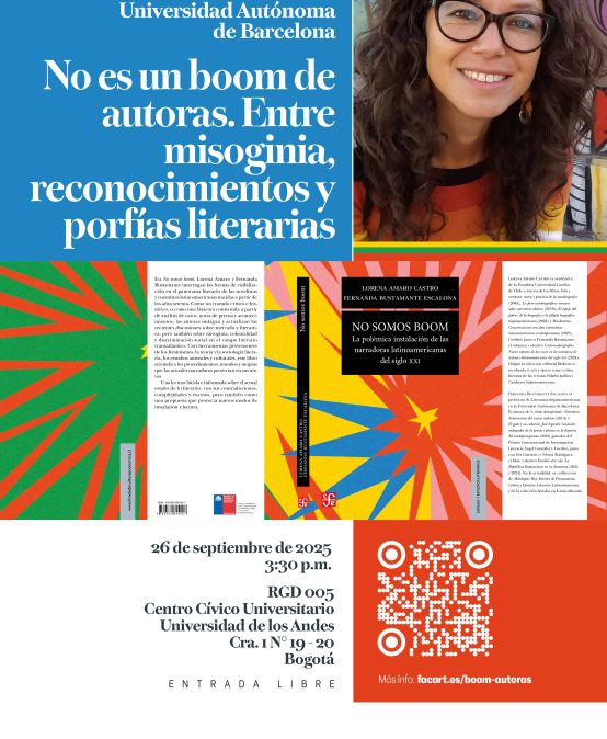 Conferencia Fernanda Bustamante «No es un boom de autoras»