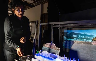 Cecilia Traslaviña realiza residencia artística en la Facultad de Artes y Humanidades