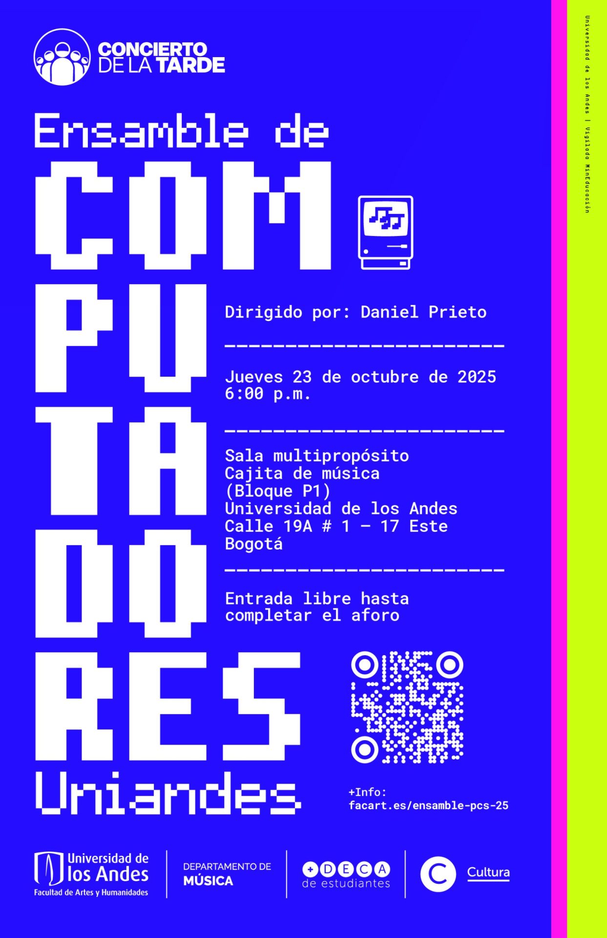 Concierto de la Tarde: Ensamble de Computadores Uniandes