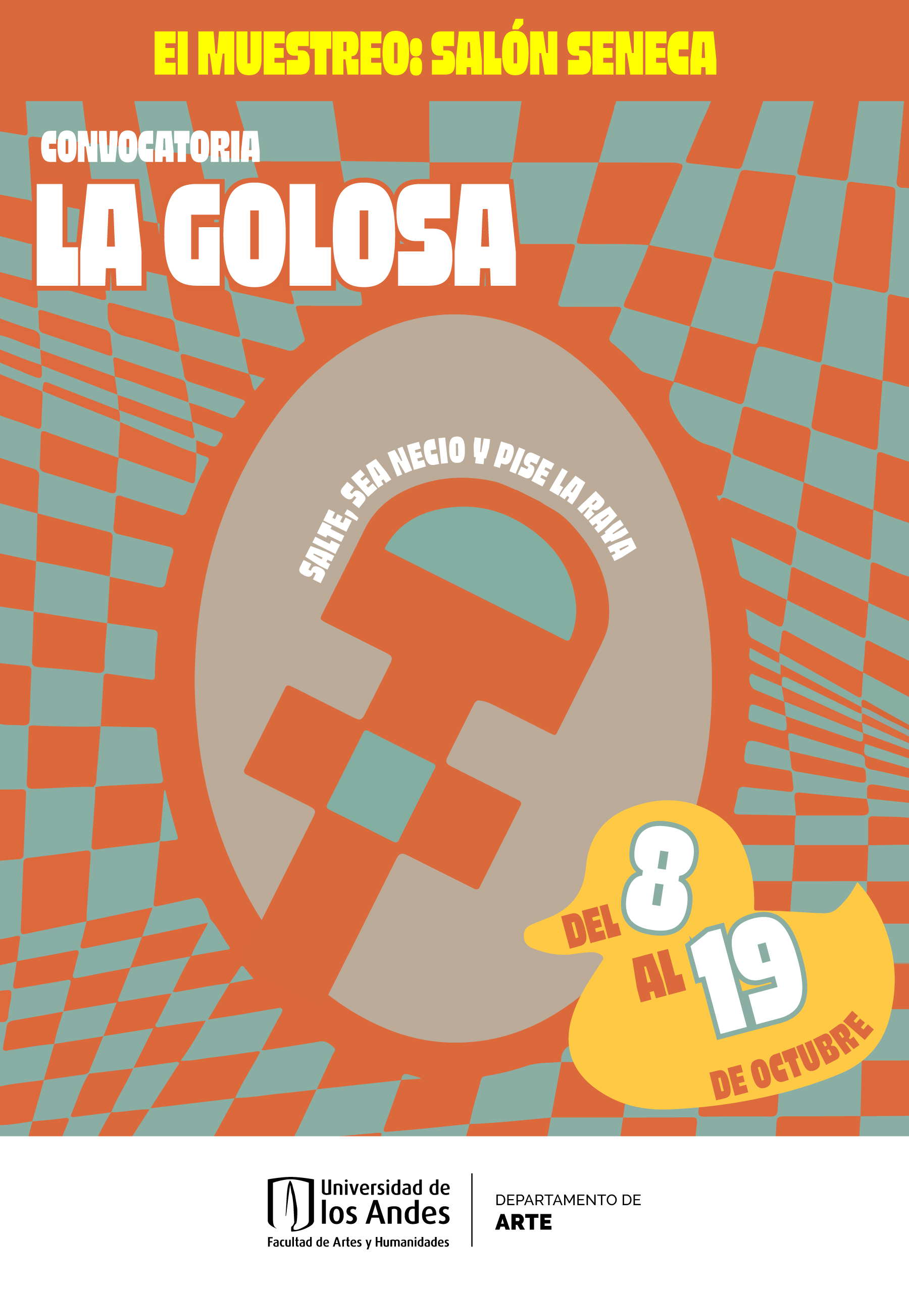 Convocatoria: premio salón séneca – La golosa: salte y pise la raya