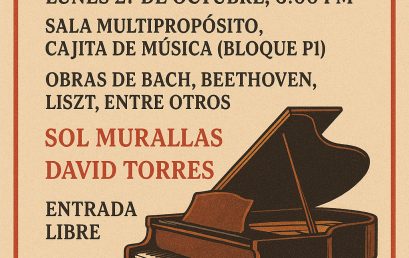 Concierto de piano de Sol Mullaras y David Torres Concierto de piano de Sol Mullaras y David Torres