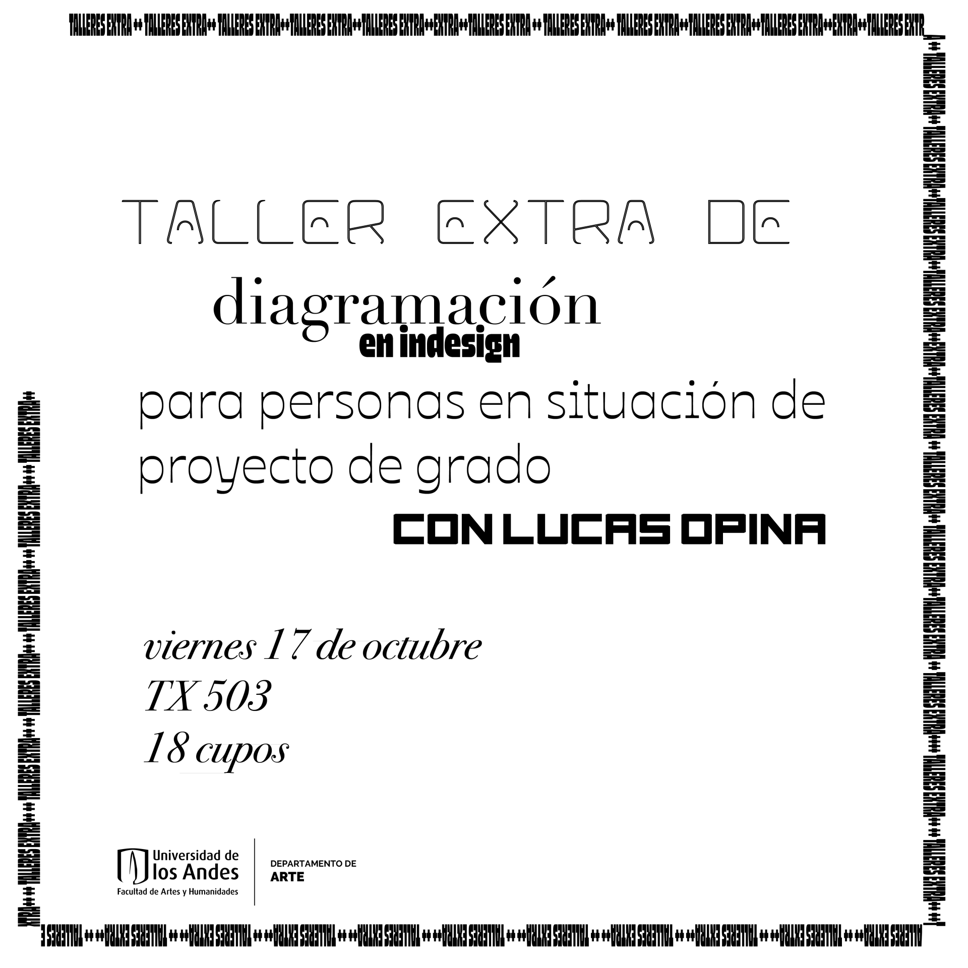 Viernes 17 de octubre de 2:00 p.m. a 5:00 p.m.