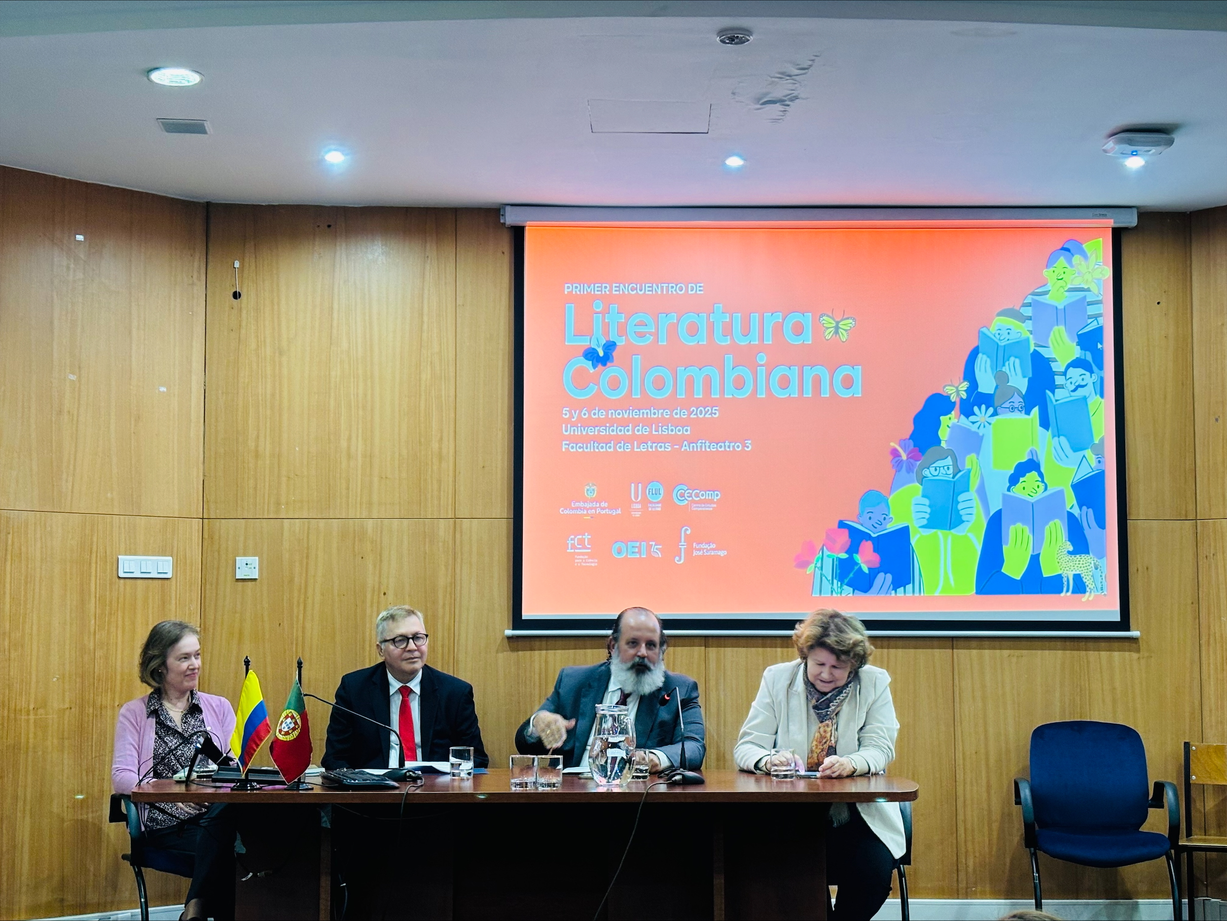 Uniandes en el Primer Encuentro de Literatura Colombiana en Portugal