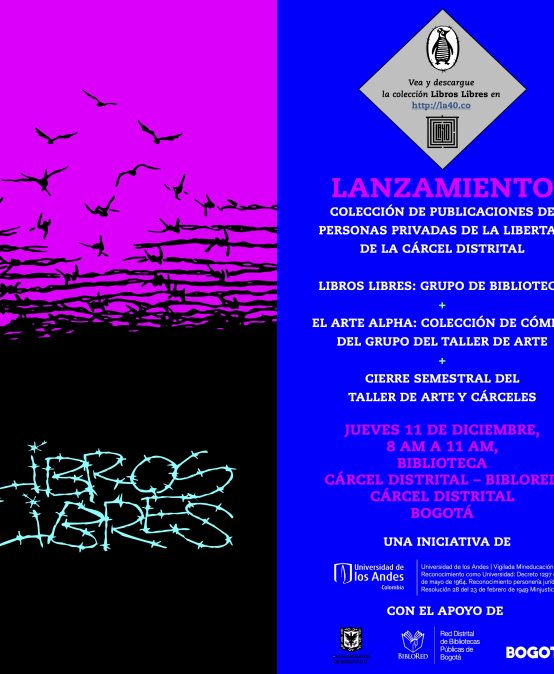 Lanzamiento colección de publicaciones de personas privadas de la libertad de la cárcel Distrital