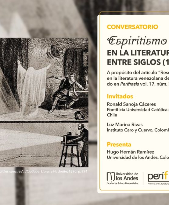 Perífrasis | Conversatorio «Espiritismo kardeciano en la literatura venezolana de entre siglos (1857-1927)»