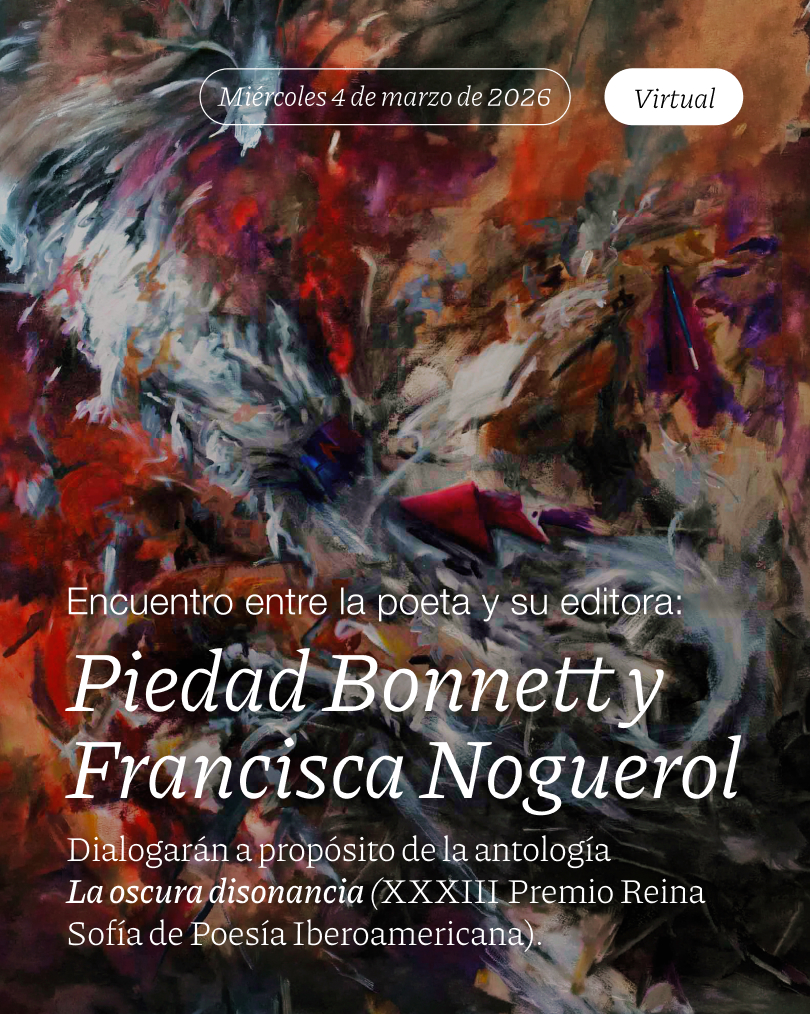 Encuentro entre la poeta y su editora: Piedad Bonnett y Francisca Noguerol dialogan a propósito de la antología La oscura disonancia